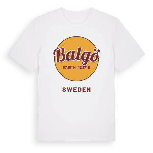 Balgö cirkel t-shirt – ekologisk bomull t-shirt från Pinshirt