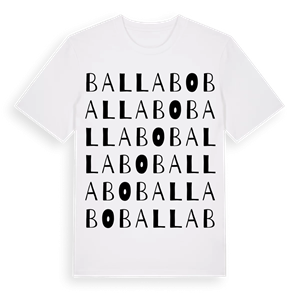 Ballabo ordlek t-shirt – ekologisk bomull t-shirt från Pinshirt