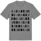 Mid Heather Gray t-shirt med Banagrund ordlek t-shirt