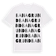 Banagrund ordlek t-shirt