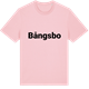 Pink Cotton t-shirt med Bångsbo fetstil t-shirt