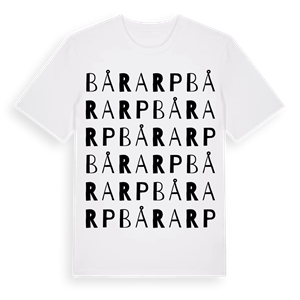 Bårarp ordlek t-shirt – ekologisk bomull t-shirt från Pinshirt