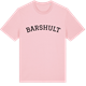 Pink Cotton t-shirt med Barshult böjd t-shirt