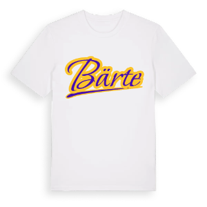 Bärte baseball t-shirt – ekologisk bomull t-shirt från Pinshirt