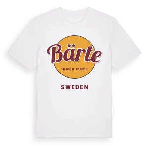 Bärte cirkel t-shirt – ekologisk bomull t-shirt från Pinshirt
