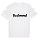 Baskered fetstil t-shirt