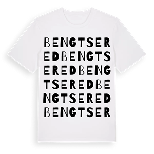 Bengtsered ordlek t-shirt – ekologisk bomull t-shirt från Pinshirt