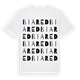 Biared ordlek t-shirt
