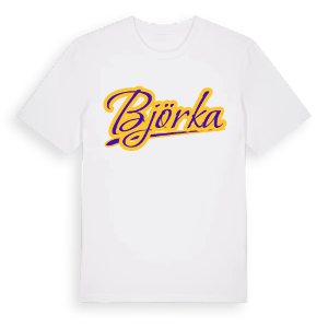 Björka baseball t-shirt – ekologisk bomull t-shirt från Pinshirt