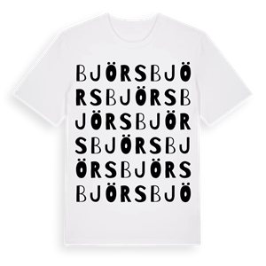 Björs ordlek t-shirt – ekologisk bomull t-shirt från Pinshirt