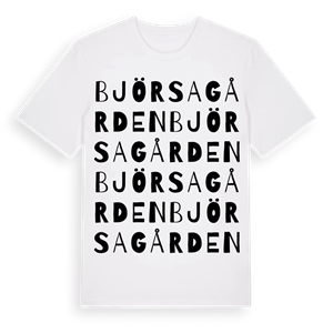 Björsagården ordlek t-shirt – ekologisk bomull t-shirt från Pinshirt