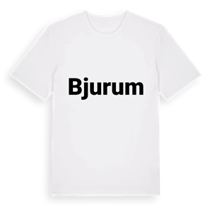 Bjurum fetstil t-shirt – ekologisk bomull t-shirt från Pinshirt