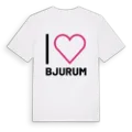 Jag älskar Bjurum t-shirt stort tryck