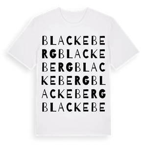 Blackeberg ordlek t-shirt – ekologisk bomull t-shirt från Pinshirt