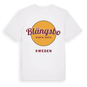 Blängsbo cirkel t-shirt – ekologisk bomull t-shirt från Pinshirt