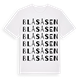 Blåsåsen ordlek t-shirt