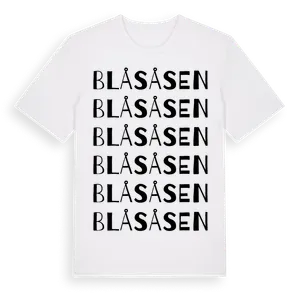 Blåsåsen ordlek t-shirt – ekologisk bomull t-shirt från Pinshirt