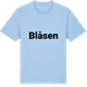 Blue Soul t-shirt med Blåsen fetstil t-shirt