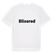 Blixered fetstil t-shirt