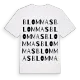 Blommas ordlek t-shirt