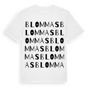 Blommas ordlek t-shirt – ekologisk bomull t-shirt från Pinshirt