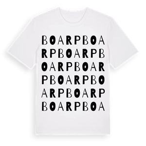 Boarp ordlek t-shirt – ekologisk bomull t-shirt från Pinshirt