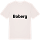 Vintage White t-shirt med Boberg fetstil t-shirt