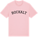 Pink Cotton t-shirt med Bockalt böjd t-shirt