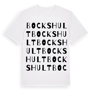 Bockshult ordlek t-shirt – ekologisk bomull t-shirt från Pinshirt