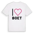 Jag älskar Boet t-shirt stort tryck