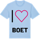 Blue Soul t-shirt med Jag älskar Boet t-shirt stort tryck