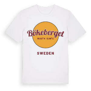 Bökeberget cirkel t-shirt – ekologisk bomull t-shirt från Pinshirt