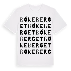 Bökeberget ordlek t-shirt – ekologisk bomull t-shirt från Pinshirt