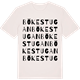 Vintage White t-shirt med Bökestugan ordlek t-shirt