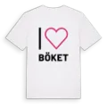 Jag älskar Böket t-shirt stort tryck