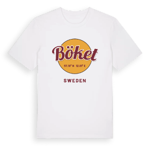Böket cirkel t-shirt – ekologisk bomull t-shirt från Pinshirt