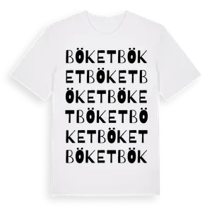 Böket ordlek t-shirt – ekologisk bomull t-shirt från Pinshirt