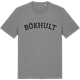 Mid Heather Gray t-shirt med Bökhult böjd t-shirt