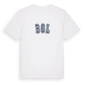 Bol college t-shirt – ekologisk bomull t-shirt från Pinshirt