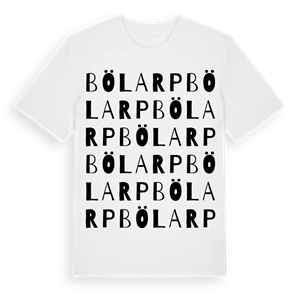 Bölarp ordlek t-shirt – ekologisk bomull t-shirt från Pinshirt