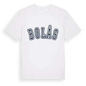 Bolås college t-shirt – ekologisk bomull t-shirt från Pinshirt