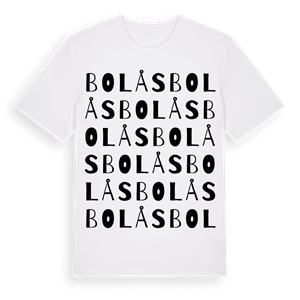 Bolås ordlek t-shirt – ekologisk bomull t-shirt från Pinshirt