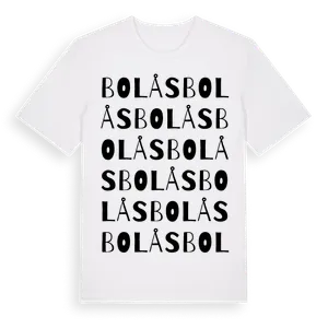 Bolås ordlek t-shirt – ekologisk bomull t-shirt från Pinshirt