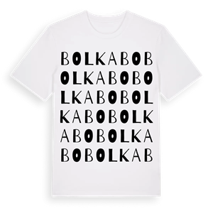 Bolkabo ordlek t-shirt – ekologisk bomull t-shirt från Pinshirt