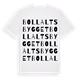 Bollaltsbygget ordlek t-shirt
