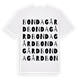 Bondagård ordlek t-shirt
