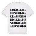 Bondåkrahus ordlek t-shirt