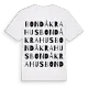 Bondåkrahus ordlek t-shirt