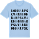 Blue Soul t-shirt med Bonnarpskvarn ordlek t-shirt