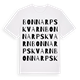 Bonnarpskvarn ordlek t-shirt